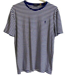 Polo by Ralph Lauren Short Sleeve Cotton Shirt Men's Large Custom Slim Fit